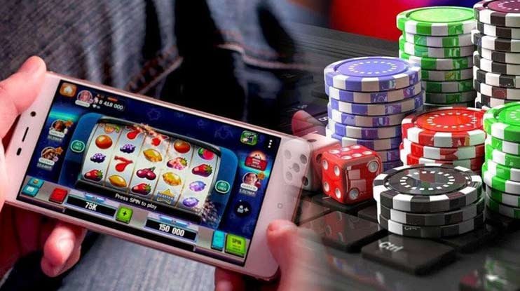 bingo card grid displayed on a mobile phone screen